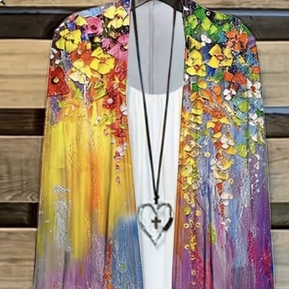 Flower Colorful Cardigan